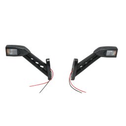Set lampi gabarit laterale LED cu brat, 24V, rosu-alb-galben