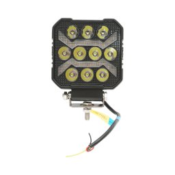 Proiector LED patrat cu DRL alb-galben 17W, 9-80V, IP67, Breckner