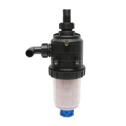 Filtru erbicidator transparent cu 2 site si valva de autocuratare 32 mm