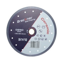 Disc diamantat turbo continuu 250 mm pentru ceramica, gresie si faianta