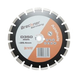 Disc diamantat segmentat 350 mm pentru asfalt, beton si caramida Breckner