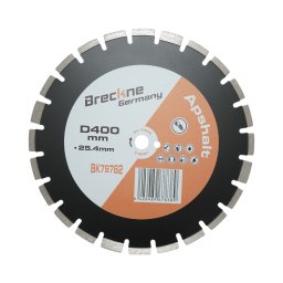 Disc diamantat segmentat 400 mm, 25.4 mm, pentru asfalt, beton si caramida