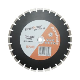 Disc diamantat segmentat 450x25,4 mm pentru asfalt, beton, caramida si sapa