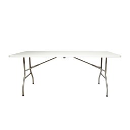 Masa pliabila de gradina cu maner, 180x74x74 cm, HDPE si cadru din otel