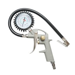 Pistol profesional pentru umflat roti cu furtun 360 mm si manometru 0-15 bar