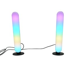 Set lampi decorative LED RGB dimabile 5W cu Bluetooth si telecomanda