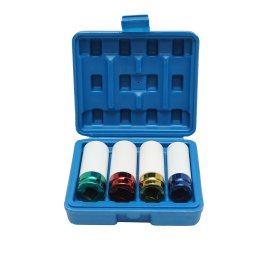 Trusa chei prezoane impact cu protectie jante 17-22 mm, 1/2 inch