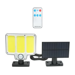 Lampa solara LED cu senzor de miscare, telecomanda si protectie IP65