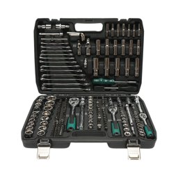 Trusa de chei tubulare si combinate Cr-V, 216 piese, Breckner Germany