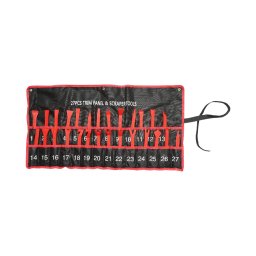 Trusa pentru demontat clipsuri, ornamente si accesorii auto, 27 piese