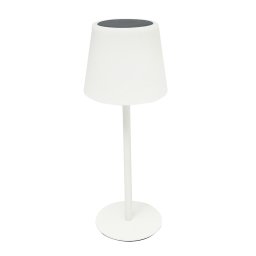 Lampa de masa solara LED 2W alba, cu USB-C si protectie IP65 Breckner
