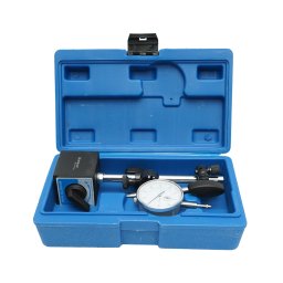 Trusa cu ceas comparator si suport magnetic Breckner Germany, 0-10 mm