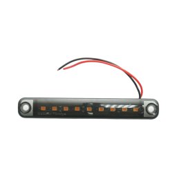Lampa gabarit laterala LED slim 12-24V galben fumuriu 100x15x10 mm