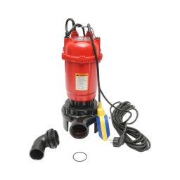 Pompa submersibila pentru apa murdara cu tocator si flotor 2600W, 12 m