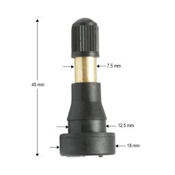 Valva roata tubeless 45 mm TR600HP pentru anvelope fara camera