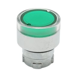 Cap buton iluminat verde Ø22 mm LAY5, compatibil XB2, Breckner Germany