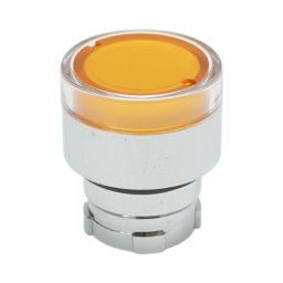 Cap buton iluminat galben Ø22 mm LAY5, compatibil XB2, Breckner Germany