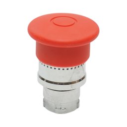 Cap buton rosu pentru oprire de urgenta cu retinere Ø22 mm LAY5