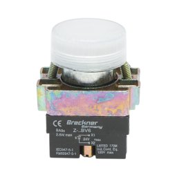 Buton indicator LED alb 24V LAY5 pentru panou, Breckner Germany