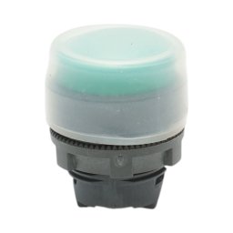 Cap buton comanda verde cu capac de protectie Ø22 mm Breckner