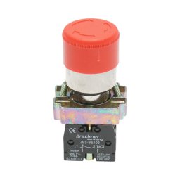 Buton oprire de urgenta rosu 1NC 400V 10A 30mm cu rasucire Breckner