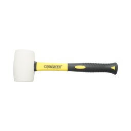 Ciocan de cauciuc 450 g cu maner din fibra de sticla Crownman