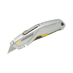 Cutit cutter profesional retractabil 19 mm SK5, corp aluminiu Crownman