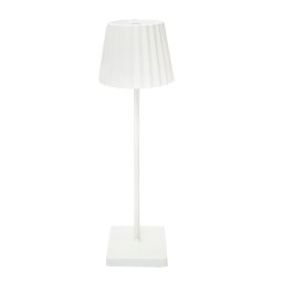 Lampa de masa LED 3W alba, baterie 3.7V/1800mAh, reincarcabila USB 5V/1A Breckner Germany