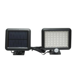 Lampa solara LED 250 lm cu senzor de miscare si panou 1W/6V Breckner