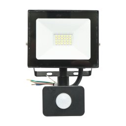 Proiector LED 20W cu senzor de miscare, 1800 lm, 6400K, IP44, Breckner