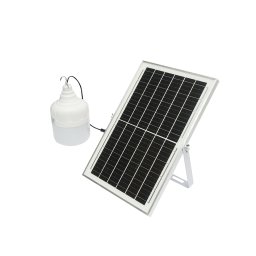 Lampa LED 100W, 6500K cu panou solar policristalin 8W si telecomanda IP20 Breckner Germany