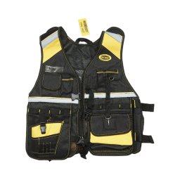 Vesta de lucru cu buzunare pentru scule din material Oxford Crownman