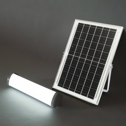 Lampa LED solara 150W 6500K cu panou solar si telecomanda Breckner