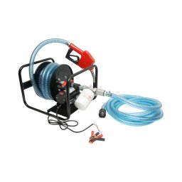 Pompa mobila transfer combustibil 12V, 40 L/min, cu furtun si filtru