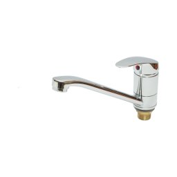 Baterie bucatarie monocomanda cu pipa mobila 22 cm, cartus ceramic, crom