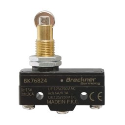 Limitator de cursa cu rola orizontala 125-250V AC/DC 15A Breckner