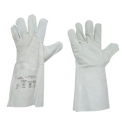Manusi de sudura din piele bovina, 35 cm, manseta 15 cm, marimea 10
