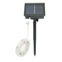 Banda LED solara 5 m RGB+IC IP65 cu telecomanda, Breckner Germany