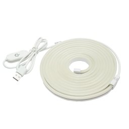 Banda LED USB 5V 3 m, lumina calda 3000K, IP65, Breckner Germany