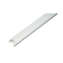 Profil aluminiu aplicat pentru banda LED 17,4x7x2000 mm cu dispersor mat