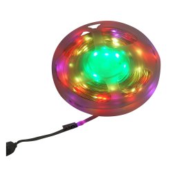 Banda LED smart decorativa RGB+IC 10 m, USB, Bluetooth, IP68, cu telecomanda