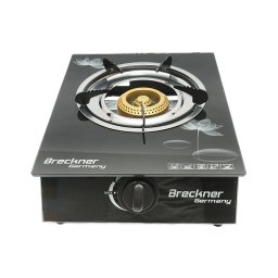 Aragaz cu 1 arzator din fonta 2.5KW, sticla securizata, Breckner Germany