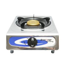 Aragaz pe gaz din inox cu 1 arzator 2.5 kW si aprindere automata Breckner