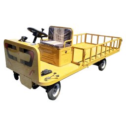 Carucior electric transport marfa cu bancheta si obloane, 1200W, 1000 kg, THOR