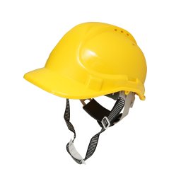 Casca de protectie ventilata reglabila 51-63 cm galbena Crownman