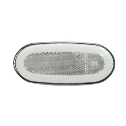 Lampa gabarit laterala ovala LED alba 12V 105x46 mm pentru Sprinter si Crafter