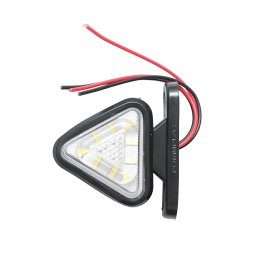 Lampa gabarit laterala triunghiulara LED 12-24V alb-rosu Breckner