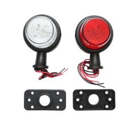Lampa laterala gabarit LED rotativa 12-24V alb-rosu FR0237 Breckner
