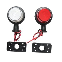Lampa laterala de gabarit rotativa LED NEON 12-24V rosu-alb FR0238