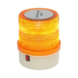 Girofar LED portabil 24 SMD stroboscopic, cu baterii AA si talpa magnetica